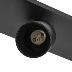 Arcchio spotlight Brinja, svart, 65 cm lang, Ø 7 cm, 4 lyskilder.