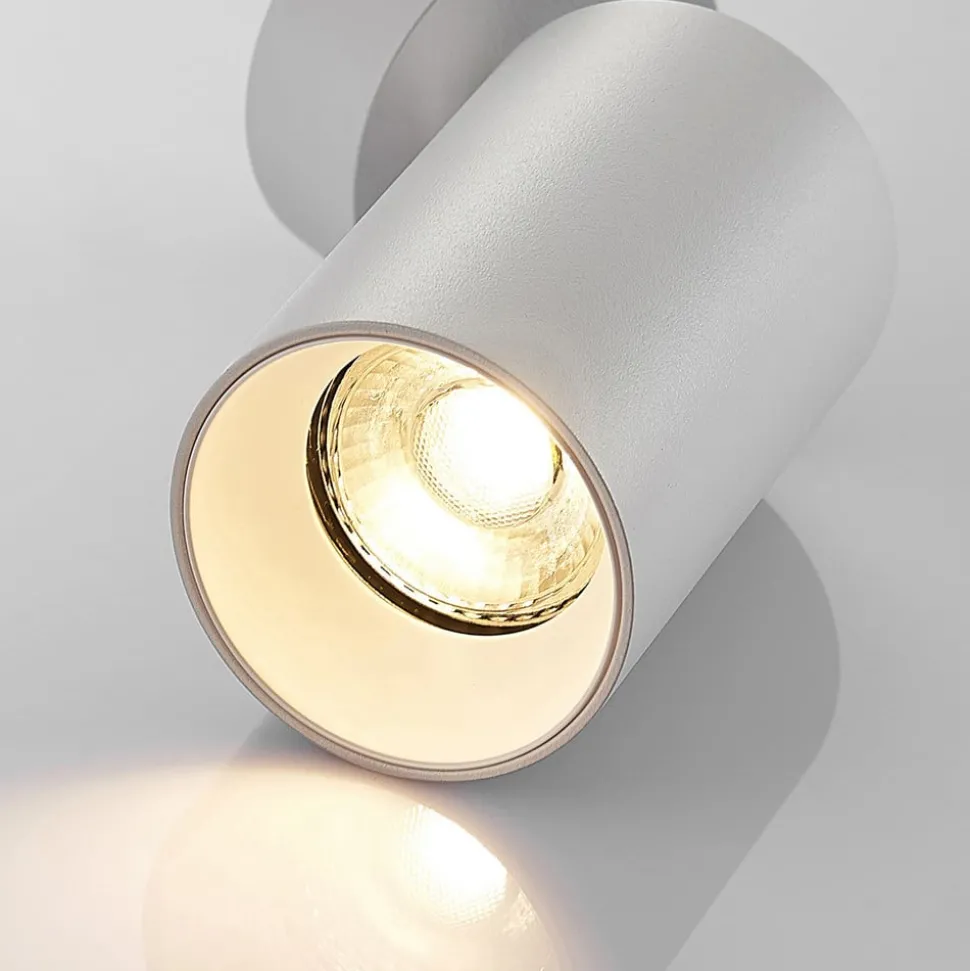 Arcchio spotlight Brinja, sett med 3 stk, hvit, rund, Ø 6 cm, GU10