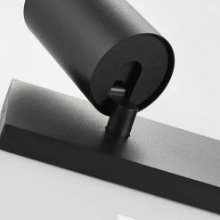 Arcchio spotlight Brinja, sett med 2, svart, kantet, 3 lyskilder