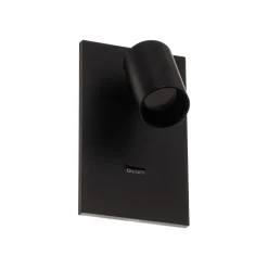 Arcchio spotlight Brinja, svart, metall, USB-C, bryter