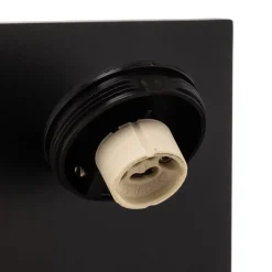 Arcchio spotlight Brinja, svart, metall, USB-C, bryter