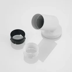 Arcchio spotlight Brinja, hvit, rund, 12 cm høy, Ø 6 cm