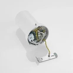 Arcchio spotlight Brinja, hvit, rund, 12 cm høy, Ø 6 cm