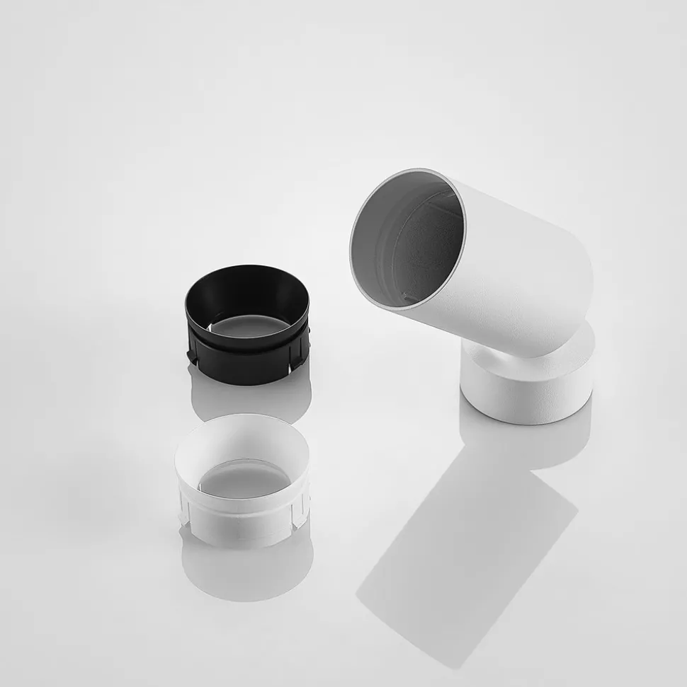 Arcchio spotlight Brinja, sett med 2, hvit, rund, Ø 6 cm, GU10