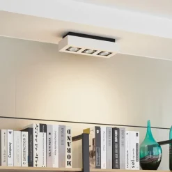 Arcchio spotlight Vince, 36 cm, 3 lyskilder, hvit/krom, GU10