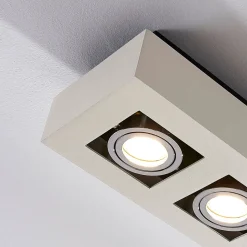 Arcchio spotlight Vince, 36 cm, 3 lyskilder, hvit/krom, GU10