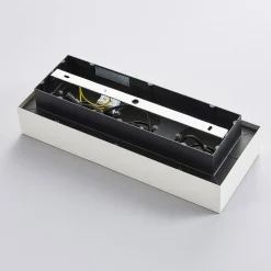 Arcchio spotlight Vince, 36 cm, 3 lyskilder, hvit/krom, GU10