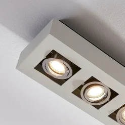 Arcchio spotlight Vince, 47 cm, 4 lyskilder, hvit/krom, GU10