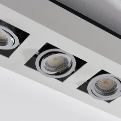 Arcchio spotlight Vince, 47 cm, 4 lyskilder, hvit/krom, GU10