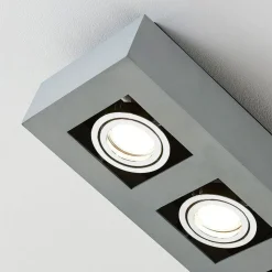 Arcchio spotlight Vince, 36 cm, 3 lyskilder, sølv, GU10