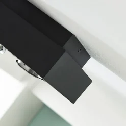 Arcchio spotlight Vince, 25 cm, svart, metall, GU10