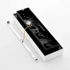 Arcchio spotlight Vince, 47 cm, 4 lyskilder, hvit/svart, GU10