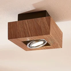 Arcchio spotlight Vince, 14 x 14 cm, trefarget, metall, GU10