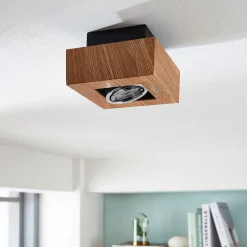 Arcchio spotlight Vince, 14 x 14 cm, trefarget, metall, GU10