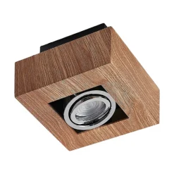 Arcchio spotlight Vince, 14 x 14 cm, trefarget, metall, GU10