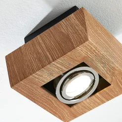 Arcchio spotlight Vince, 14 x 14 cm, trefarget, metall, GU10