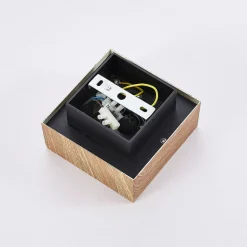 Arcchio spotlight Vince, 14 x 14 cm, trefarget, metall, GU10