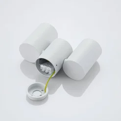 Arcchio taklampe Gesina, 2-lys, hvit, aluminium, 17,5 cm