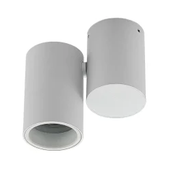 Arcchio taklampe Gesina, 1-lampe, hvit, aluminium, 11,6 cm