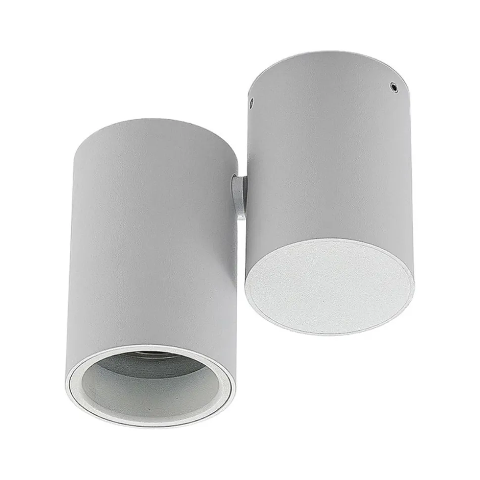 Arcchio taklampe Gesina, 1-lampe, hvit, aluminium, 11,6 cm