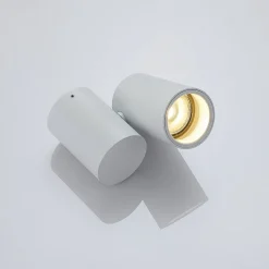 Arcchio taklampe Gesina, 1-lampe, hvit, aluminium, 11,6 cm