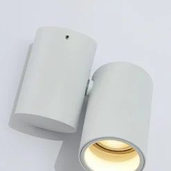 Arcchio taklampe Gesina, 1-lampe, hvit, aluminium, 11,6 cm