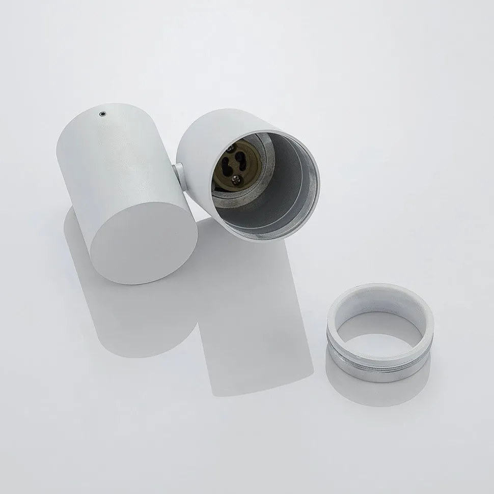 Arcchio taklampe Gesina, 1-lampe, hvit, aluminium, 11,6 cm