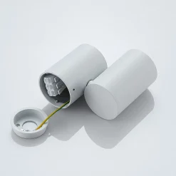 Arcchio taklampe Gesina, 1-lampe, hvit, aluminium, 11,6 cm