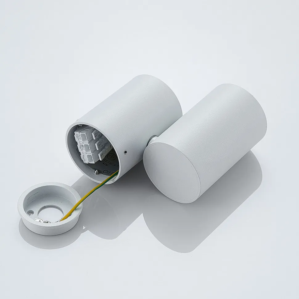 Arcchio taklampe Gesina, 1-lampe, hvit, aluminium, 11,6 cm