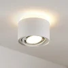Arcchio taklampe Walisa, Ø 15 cm, hvit, metall, GU10