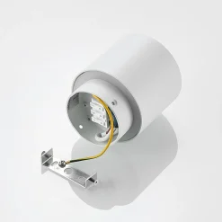 Arcchio taklampe Walisa, Ø 10 cm, hvit, diffusor, GU10