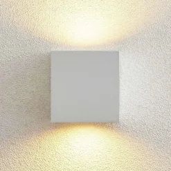 Arcchio Tassnim utendørs vegglampe hvit 2-lampe