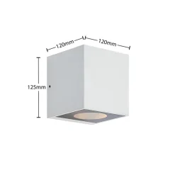 Arcchio Tassnim utendørs vegglampe hvit 2-lampe