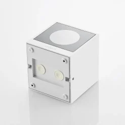 Arcchio Tassnim utendørs vegglampe hvit 2-lampe