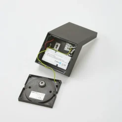 Arcchio utendørs LED-vegglampe Yolena, sensor, antrasitt, aluminium