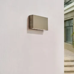 Arcchio utendørs LED-vegglampe Karline, 530 lm, stål, IP65