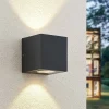 Arcchio utendørs LED-vegglampe Tassnim, 12 cm, antrasitt, IP65