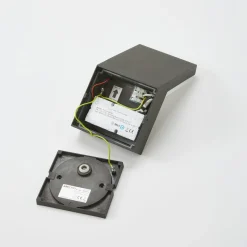 Arcchio utendørs LED-vegglampe Yolena, antrasitt, aluminium, 21 cm