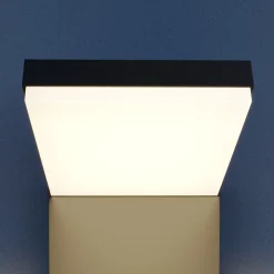 Arcchio utendørs LED-vegglampe Yolena, antrasitt, aluminium, 21 cm