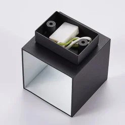 Arcchio vegglampe Zuzana, sett med 2 stk, svart, G9, 10 cm bred