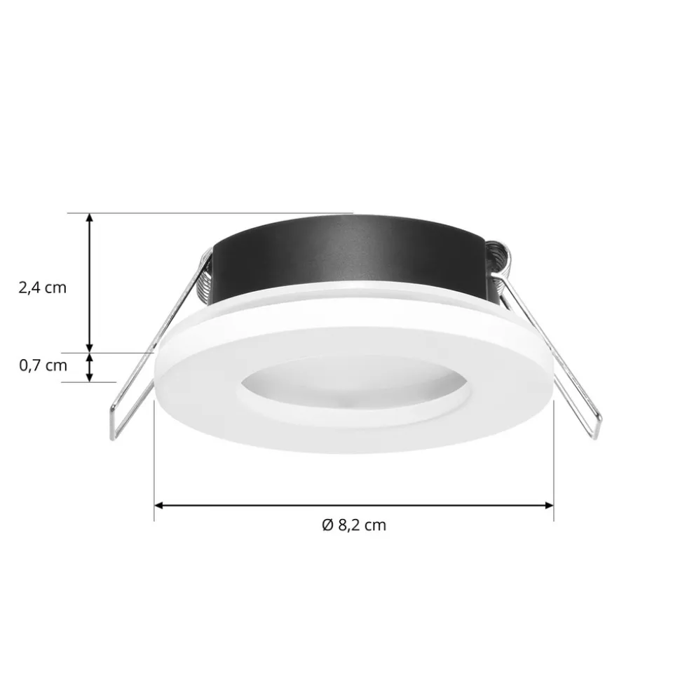Arcchio-downlight Sylvi hvit Ø 8,2 cm