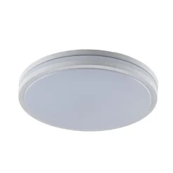 Arnim LED-taklampe, hvit, plast, Ø 49 cm, IP44