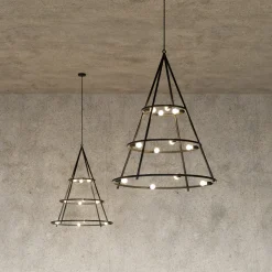 Artemide El Porís pendellampe, Ø 120 cm, 12-lys