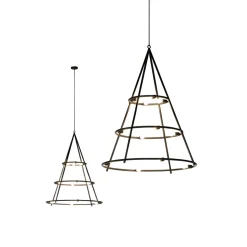 Artemide El Porís pendellampe, Ø 120 cm, 12-lys