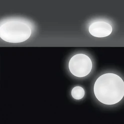 Artemide Itka glass-vegglampe IP65 Ø 50 cm