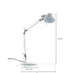 Artemide Tolomeo Micro bordlampe, hvit