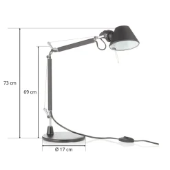 Artemide Tolomeo Micro bordlampe, svart