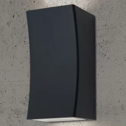 Asha - utendørs LED-vegglys i koksgrått