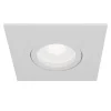 Atom downlight, GU10, hvit, kantet ramme