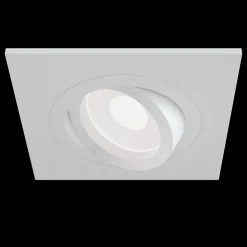 Atom downlight, GU10, hvit, kantet ramme